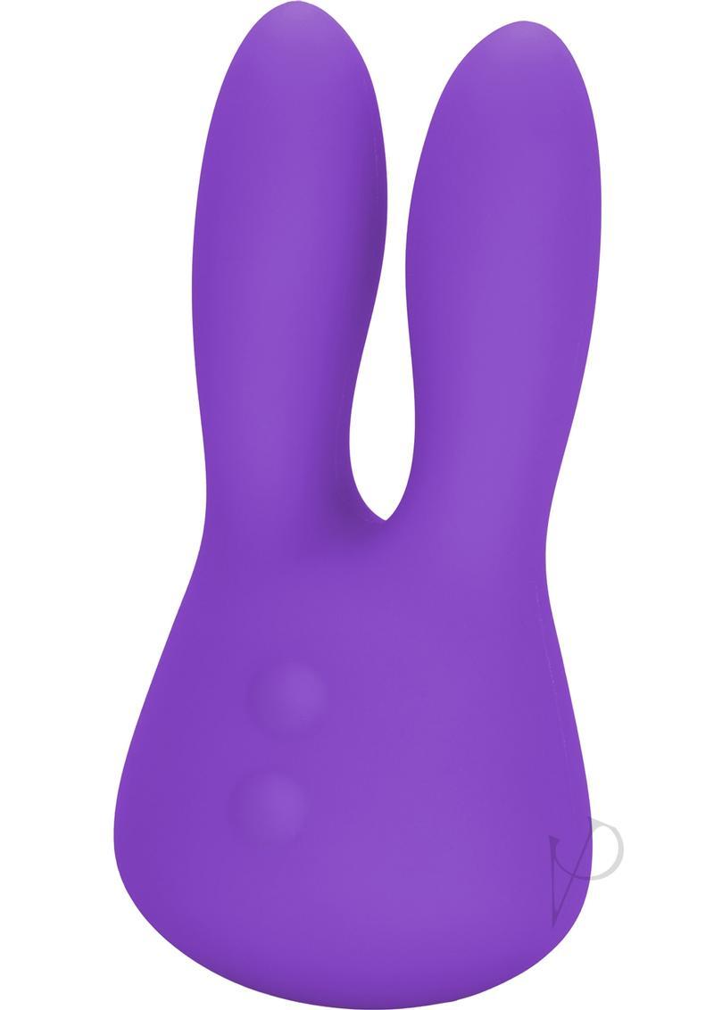Mini Marvels Marvelous Bunny Silicone Rechargeable Massager - Purple